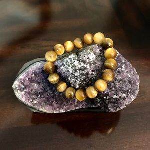 Authentic Tigers Eye Crystal Gemstone Bracelet